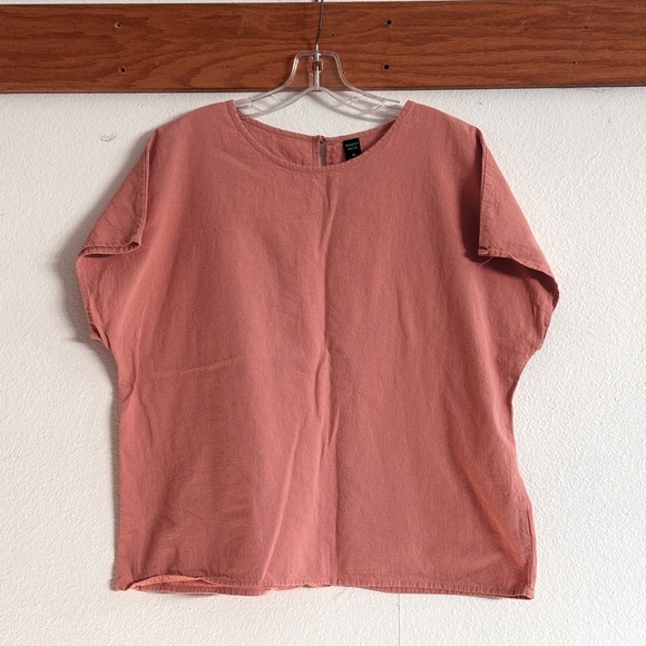 Emery Rose pink 100% cotton boxy blouse, size XL - Picture 1 of 6